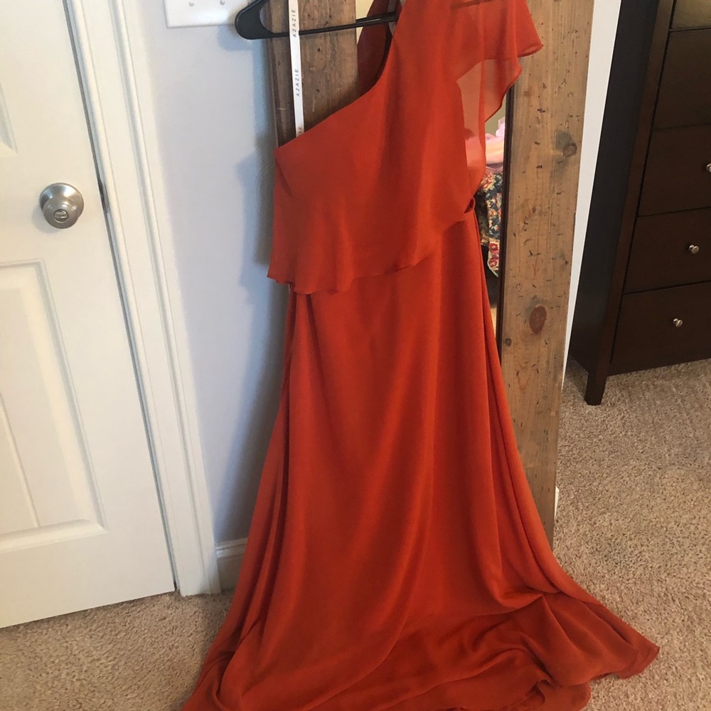 Azazie One Shoulder Dress - Picture 3 of 3